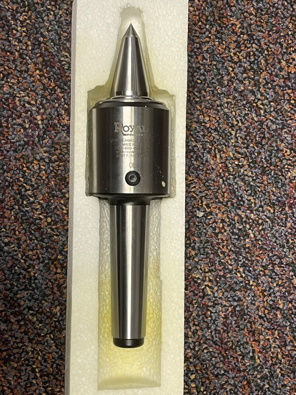 Royal- High Speed Precision -Live Center (Carbide-Tipped)- 4 Morse Taper