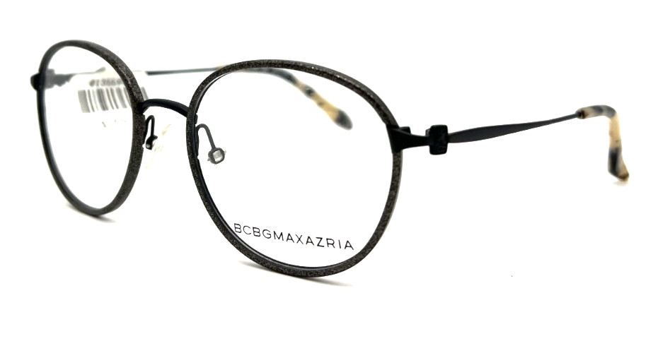 NEW BCBGMAXAZRIA ADELINA BLACK AUTHENTIC EYEGLASSES 49-18-135
