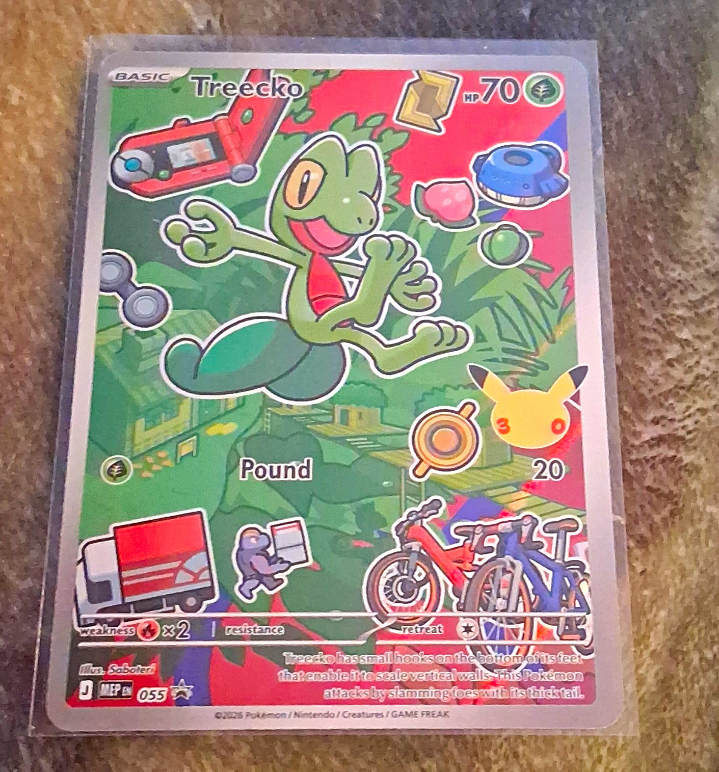 The Pokémon Company Treecko MEP Regular ENG 055 70HP Basic Grass