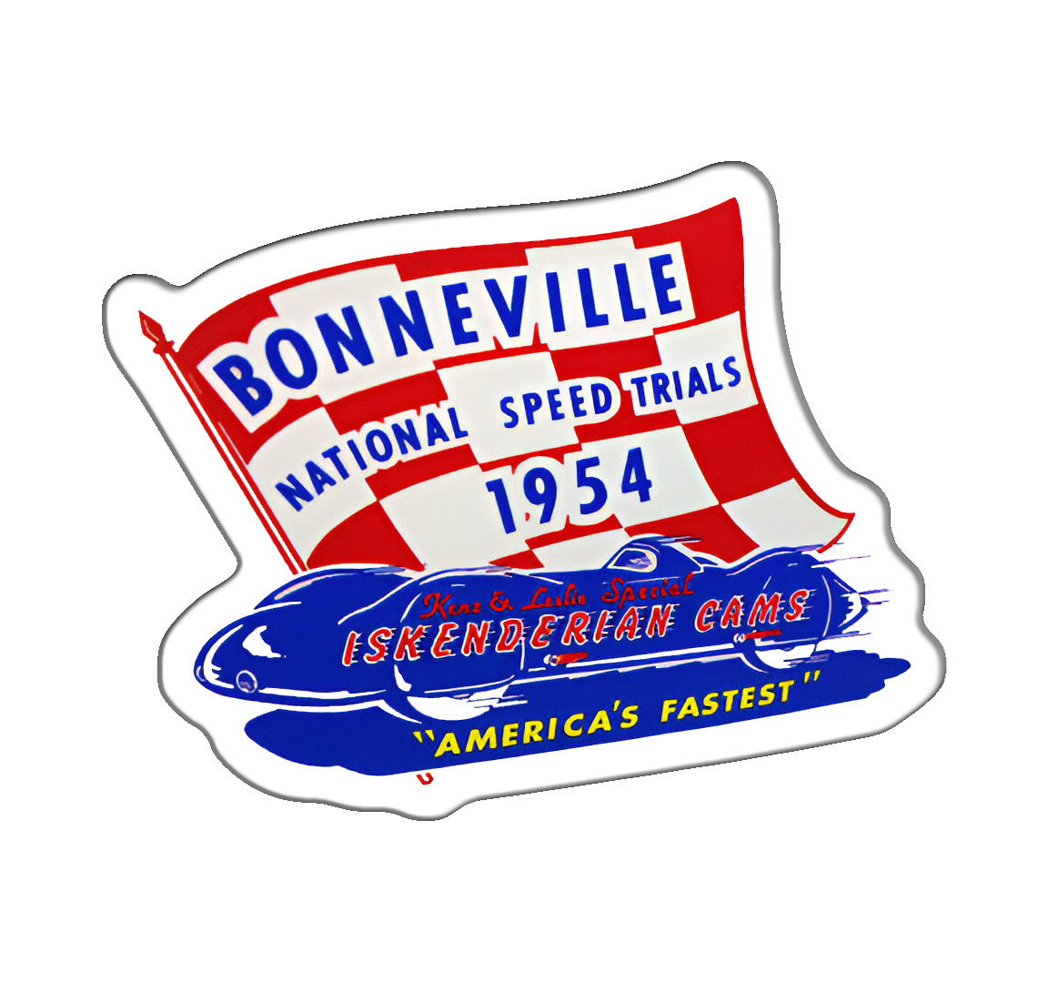 Bonneville 1954 Vintage Sticker Decal