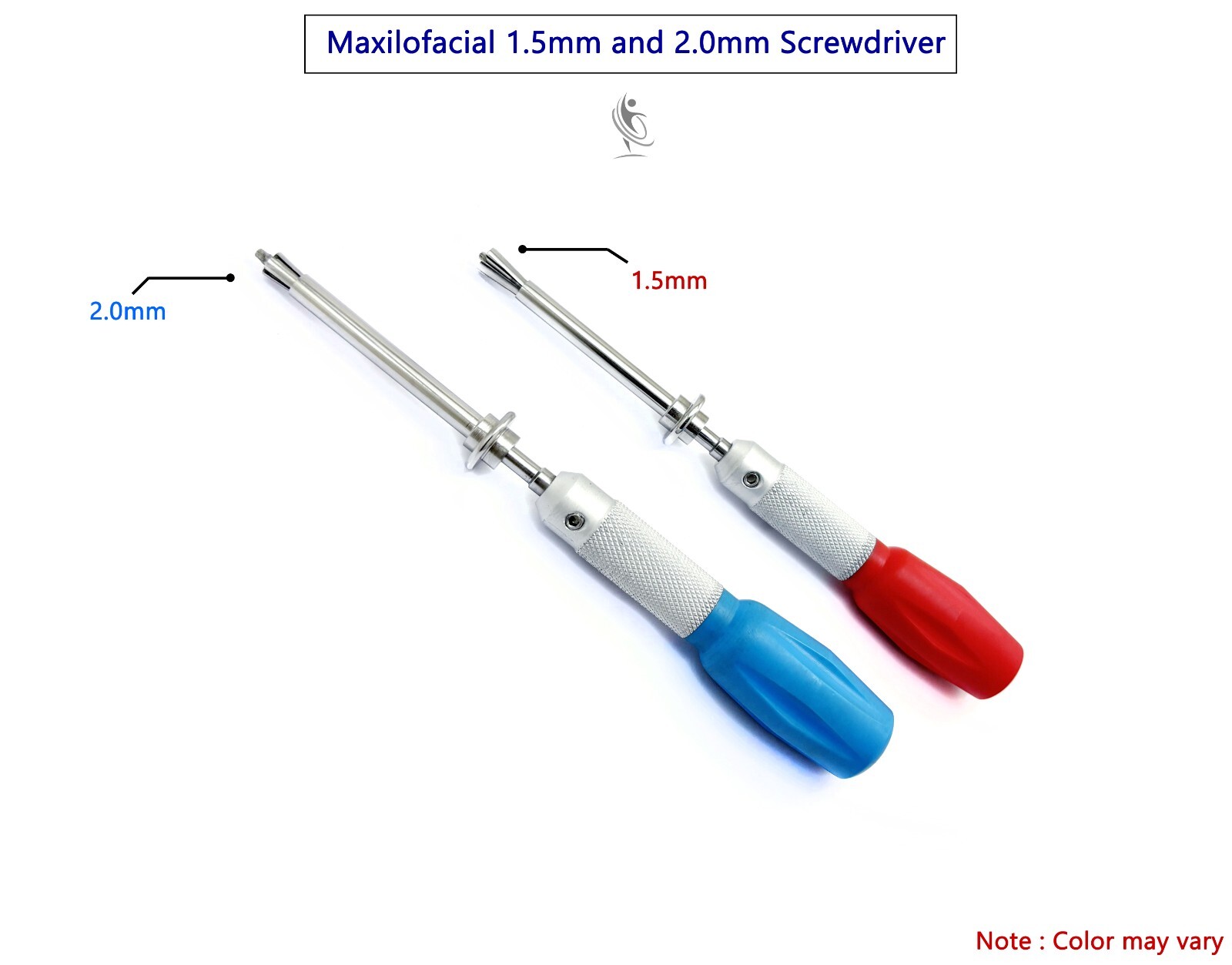 Maxillofacial 1.5mm, 2.0mm & 2.5mm Screwdriver Veterinary Instrument
