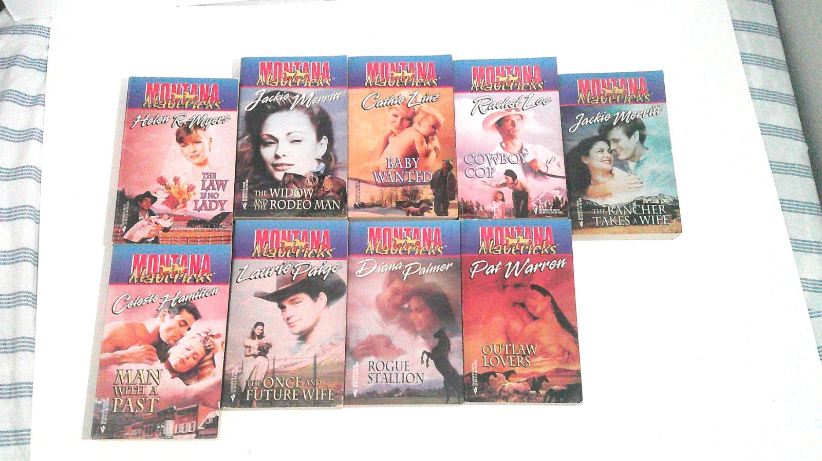 Montana Mavericks Lot of 9 Western Romance Books Paperback Romance Books Montana Mavericks Lot of 9 Western Romance Books Paperback Romance Books