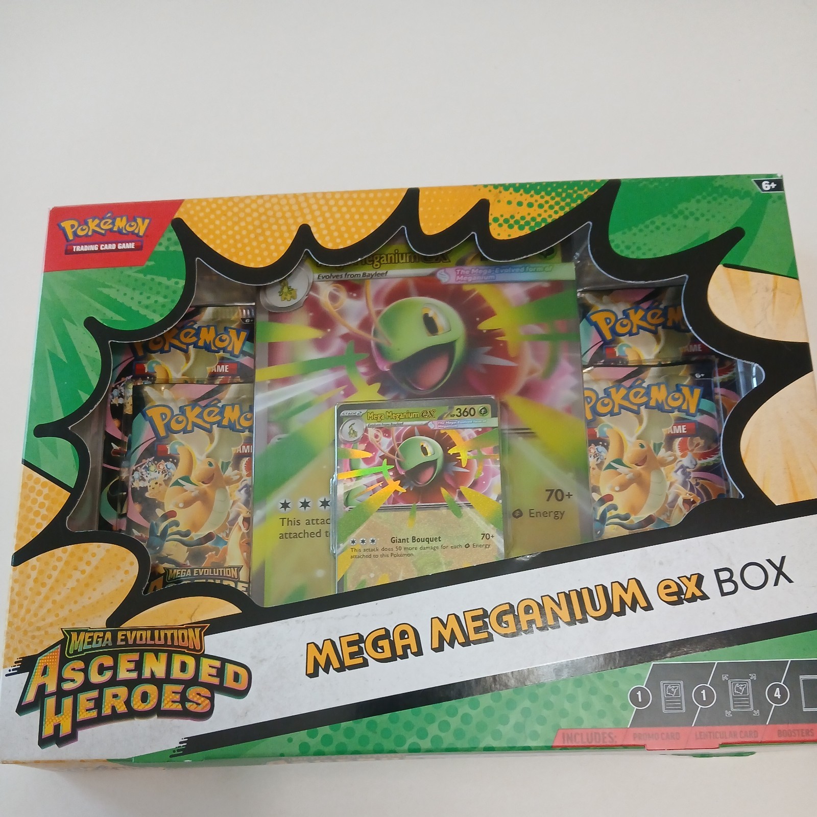 Pokémon TCG Mega Meganium ex Box Mega Evolution Ascended Heroes FACTORY SEALED ✅ Pokémon TCG Mega Meganium ex Box Mega Evolution Ascended Heroes FACTORY SEALED ✅