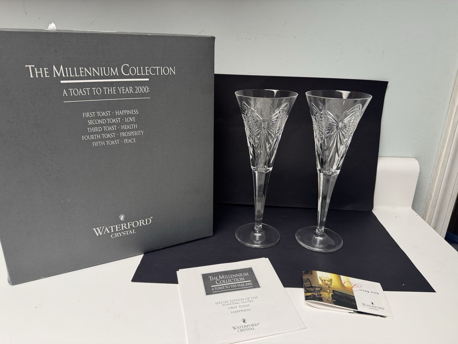 Vintage WATERFORD CRYSTAL MILLENNIUM \