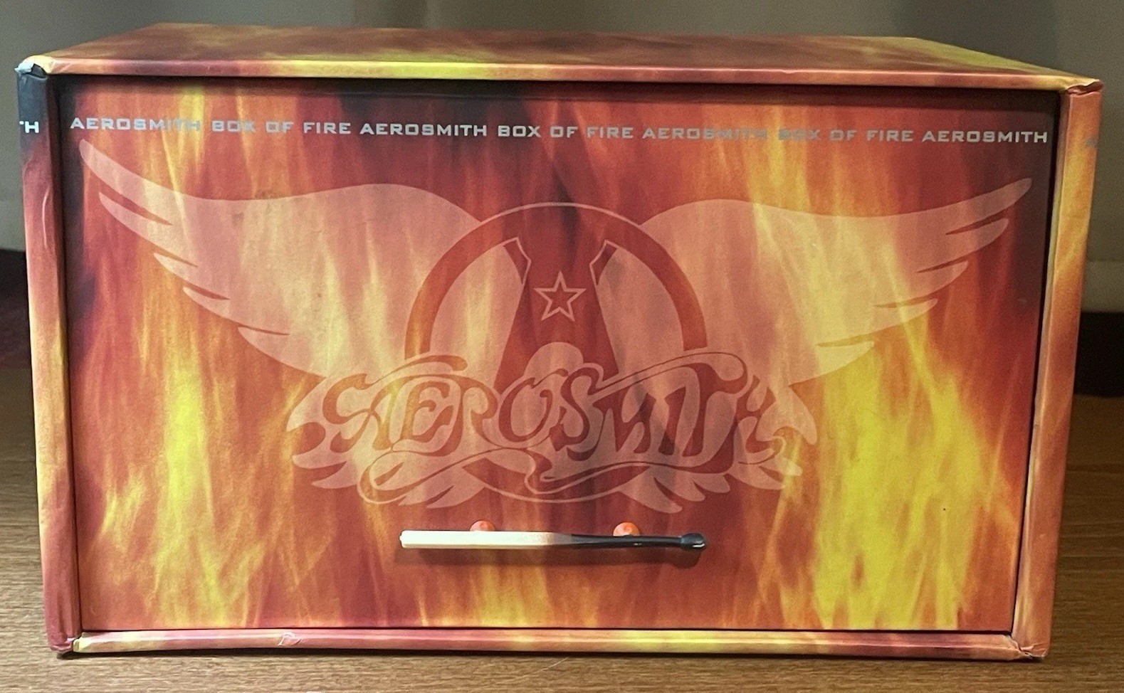 AEROSMITH Box of Fire Numbered CD Box Collection (12 Albums + Bonus CD) CLEAN