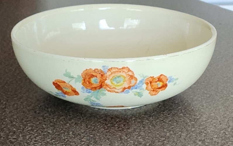 Vintage Hall's Superior ~ ORANGE POPPY ~ 8.75 Vintage Hall's Superior ~ ORANGE POPPY ~ 8.75