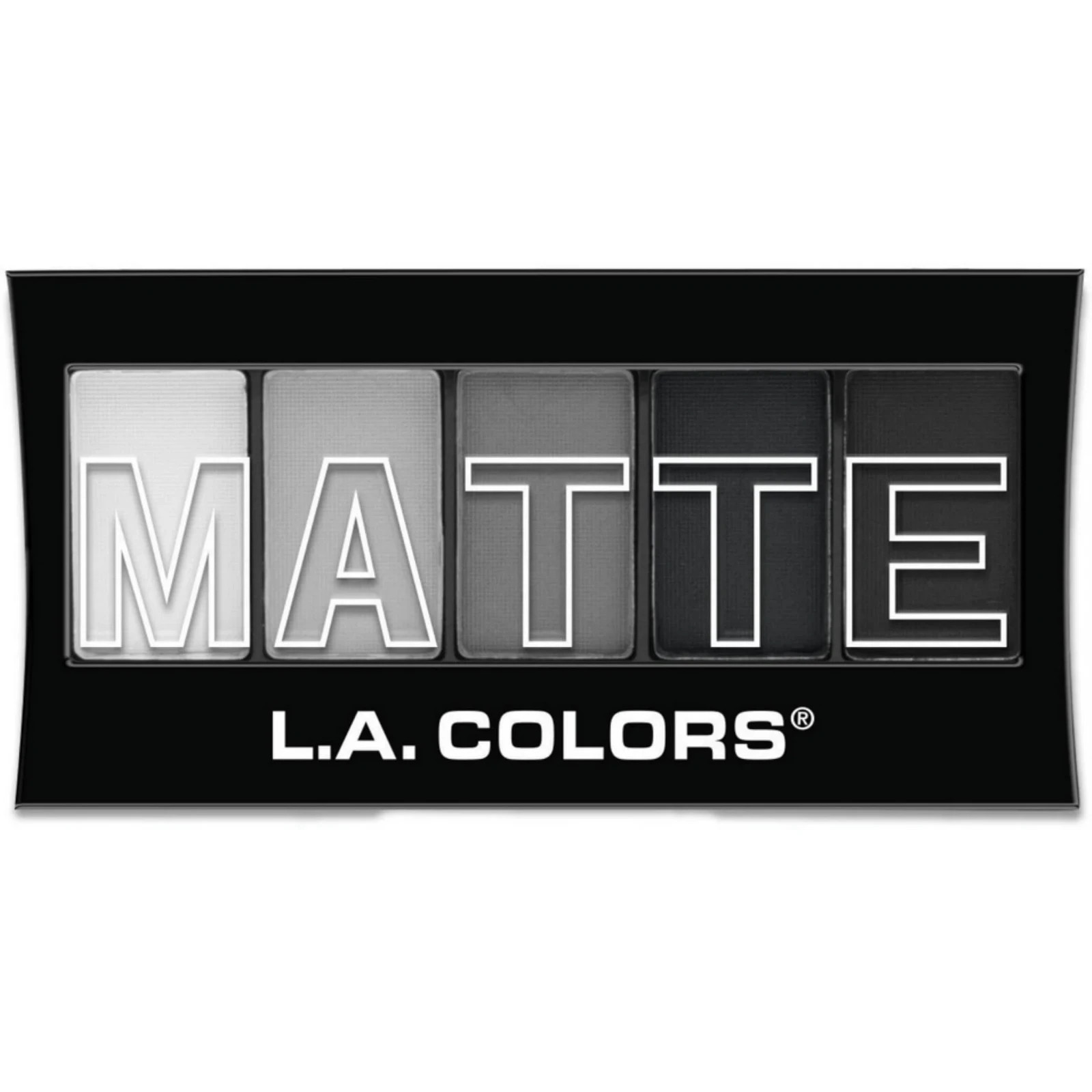L.A. Colors Matte Eyeshadow Palette, Black Lace L.A. Colors Matte Eyeshadow Palette, Black Lace