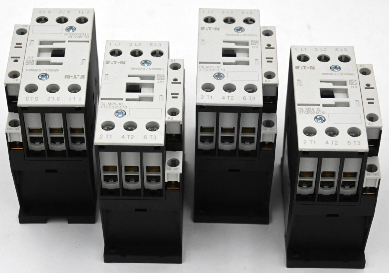 Eaton DIL M25-10 |XTCE025C10 |XT IEC Series 3-Pole Contactor Eaton DIL M25-10 |XTCE025C10 |XT IEC Series 3-Pole Contactor