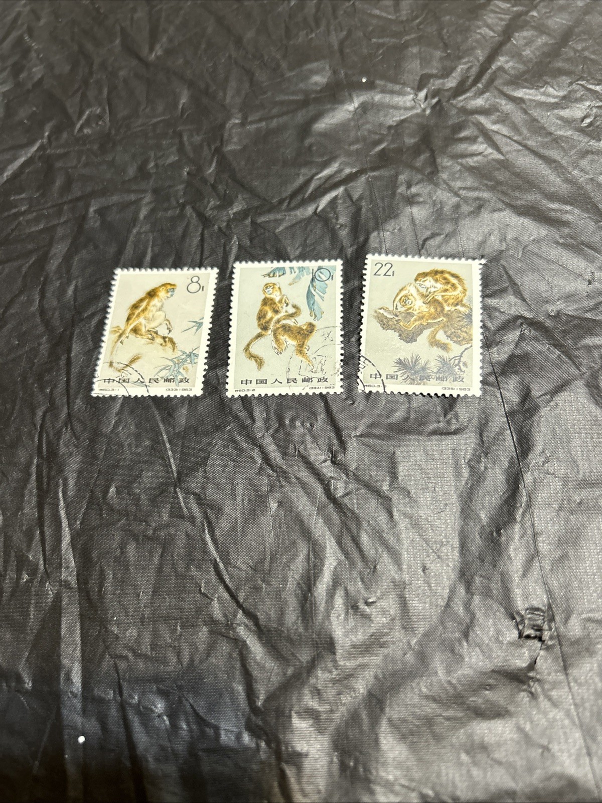 China Stamp 1963 8 Fen S60 Golden Monkey Full Set of Stamp OG China Stamp 1963 8 Fen S60 Golden Monkey Full Set of Stamp OG