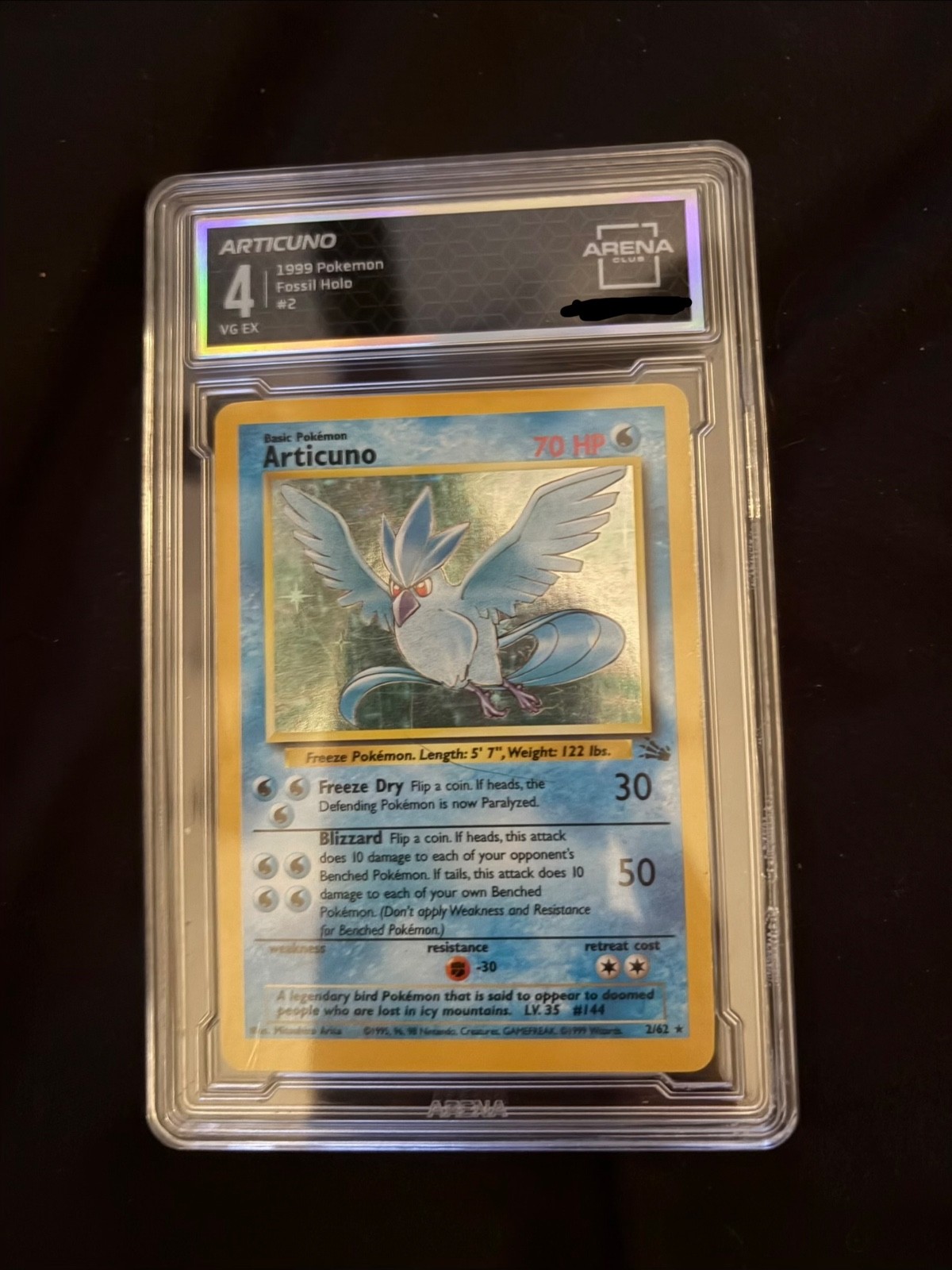 Articuno 2/62 Fossil Holo