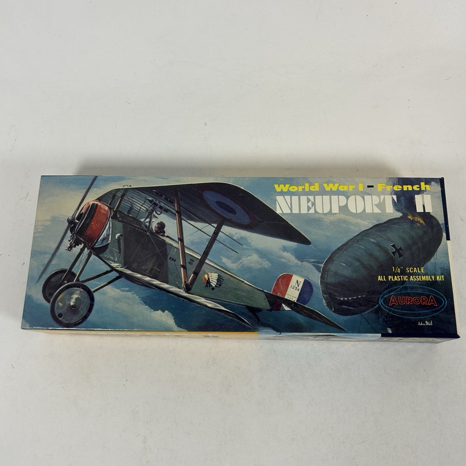 Aurora #101-100 Nieuport II Airplane Model (1956) Aurora #101-100 Nieuport II Airplane Model (1956)