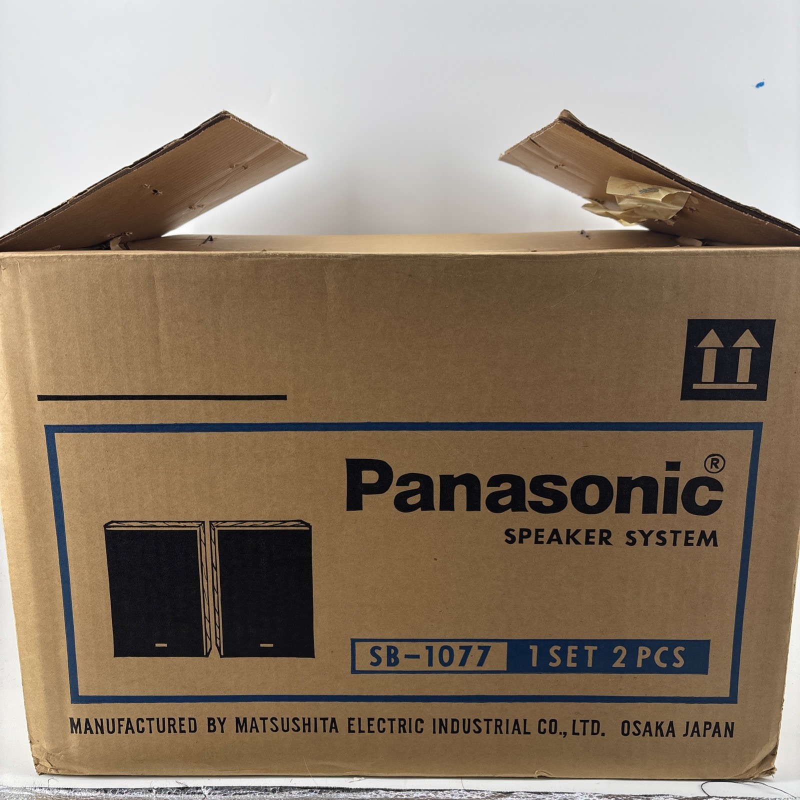 Vintage NOS Panasonic SB-1077 Speakers With Box 