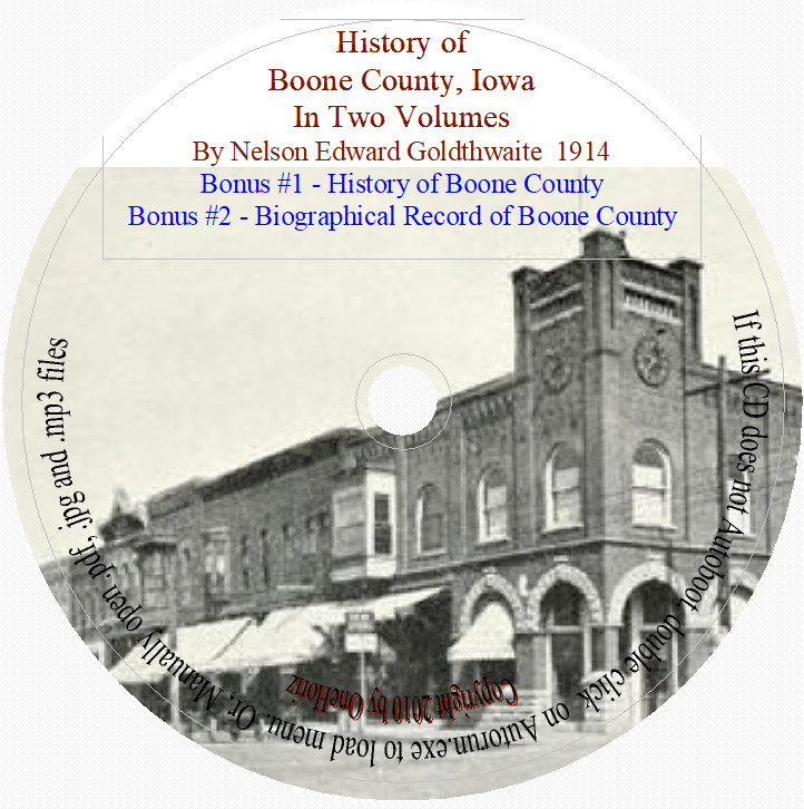 History of Boone County Iowa 2 Volumes + 2 Bonus Books