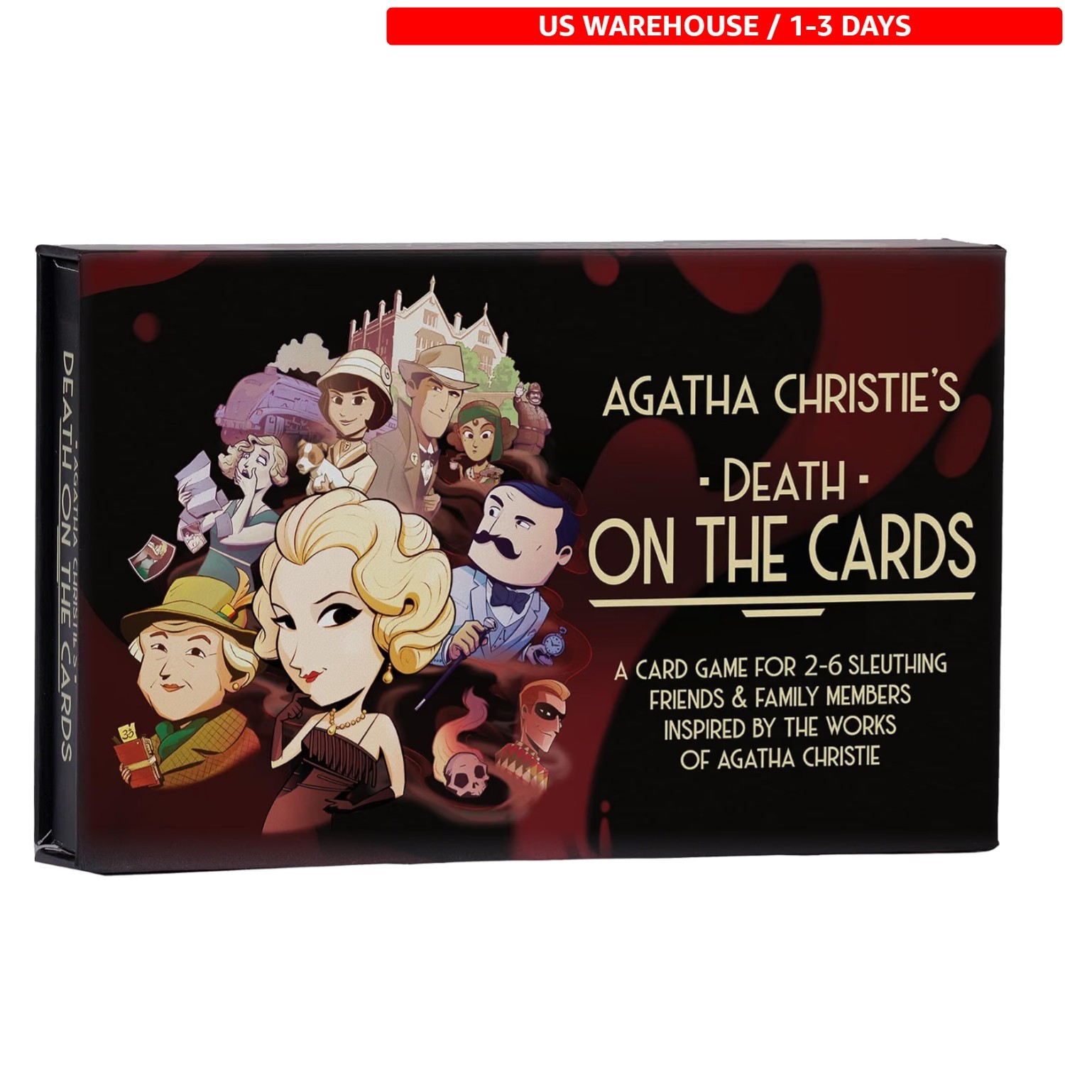 Death On The Cards: Engaging Murder Mystery Card Game - 86 Game Cards Included