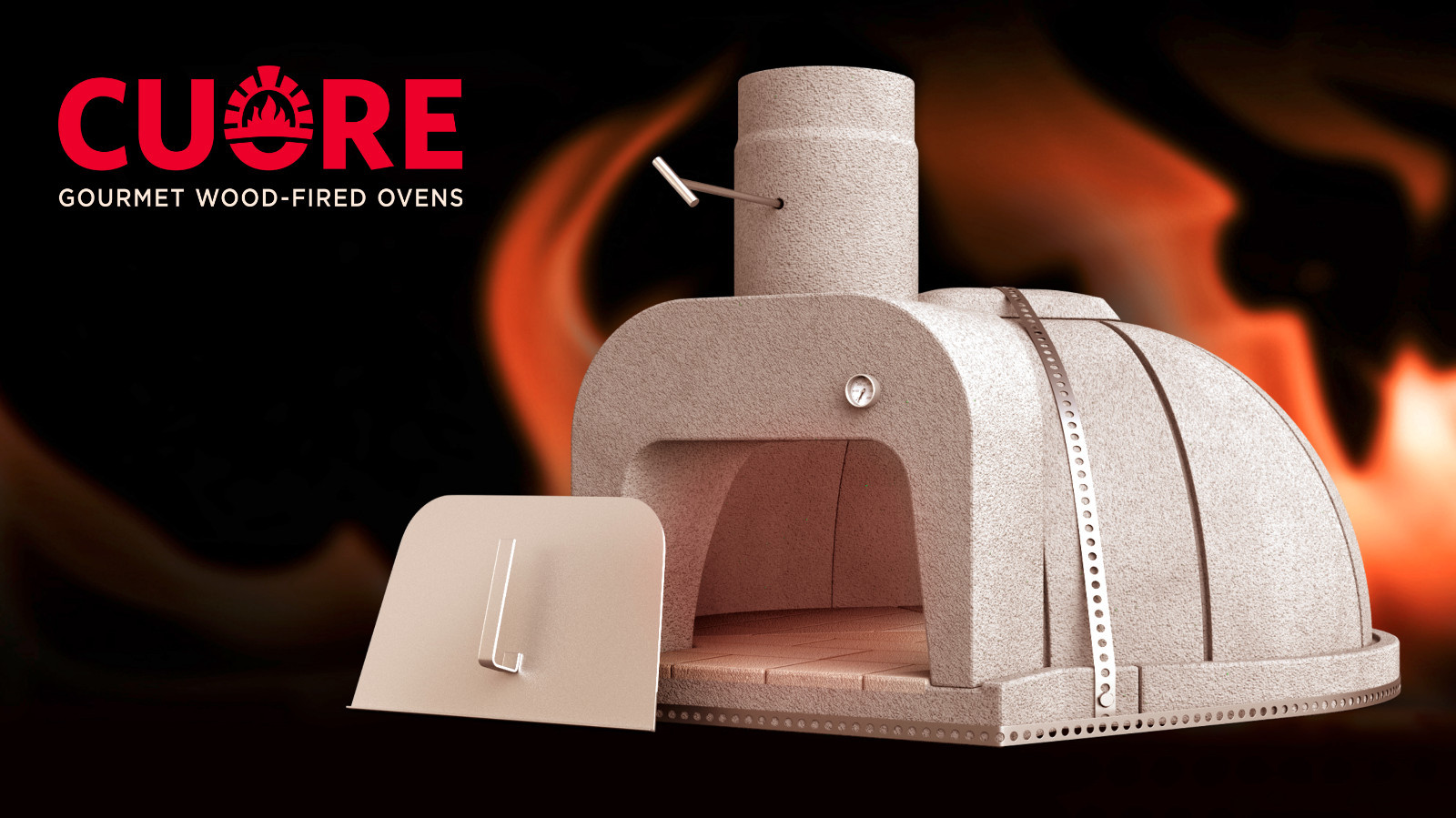 New Cuore 1000 PLUS Wood-Fired Oven Kit 