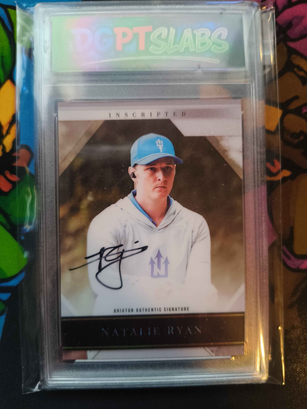 2025 Brixton DGPT Slabs Natalie Ryan Titanium Inscripted Lux Autograph