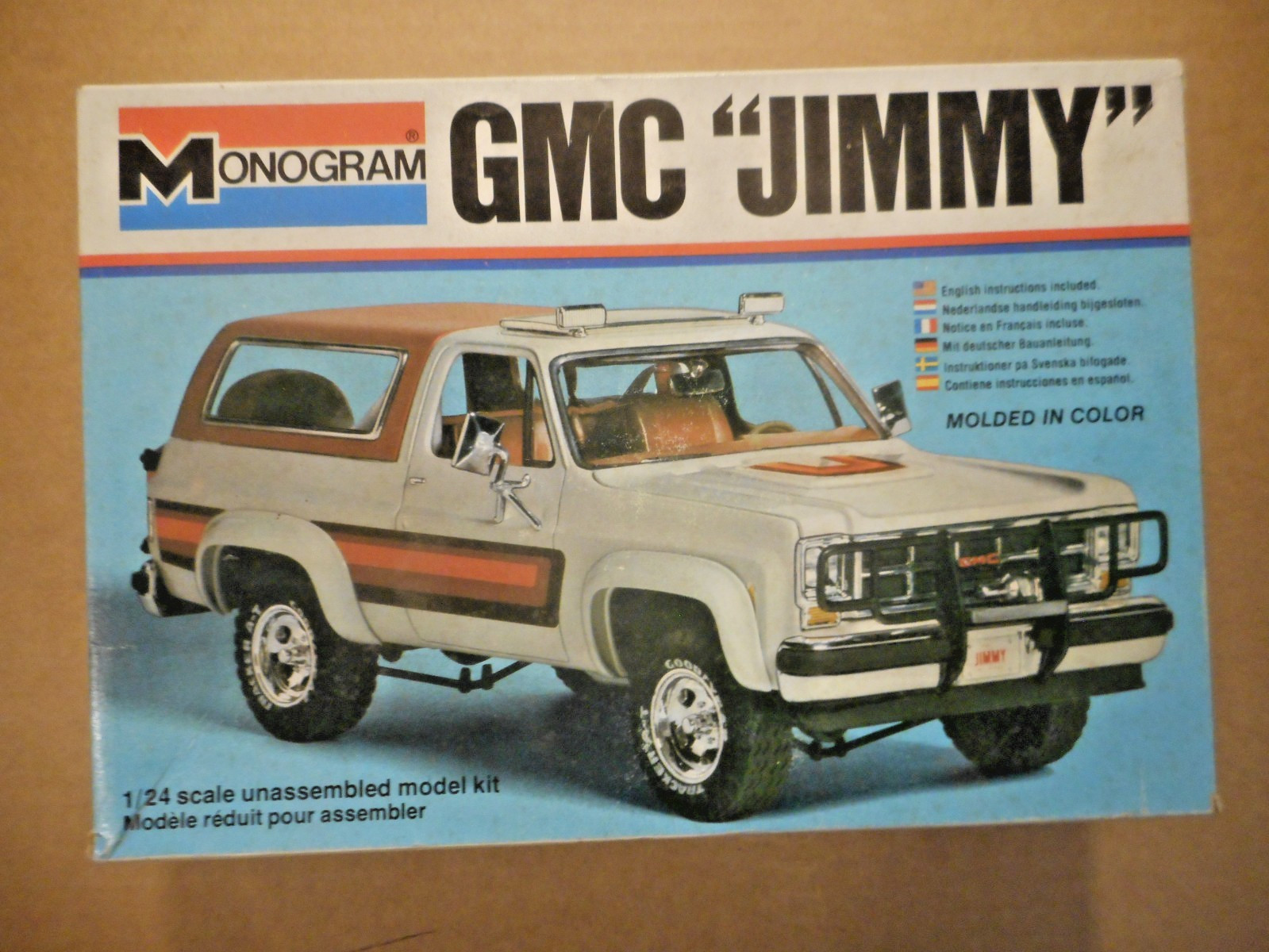 Vintage HTF Monogram GMC Jimmy #2248 Model Kit 1/24 Complete Unbuilt 1979