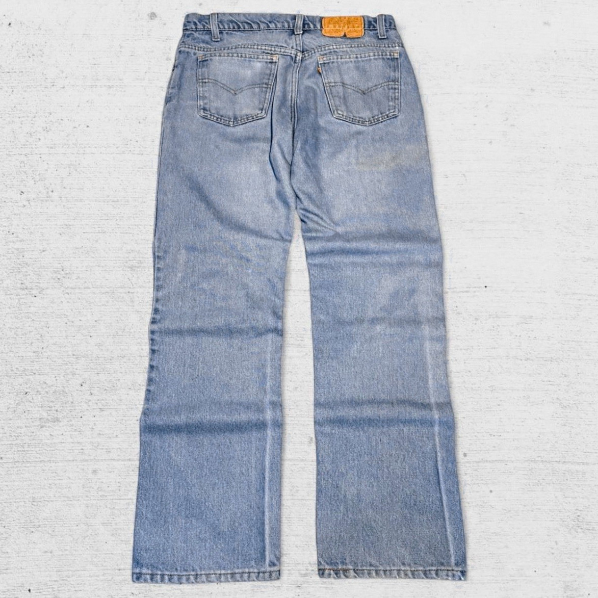 Vintage Levi\'s 517 Orange Tab Bootcut Faded Jeans Size 32x31 Vintage Levi\'s 517 Orange Tab Bootcut Faded Jeans Size 32x31