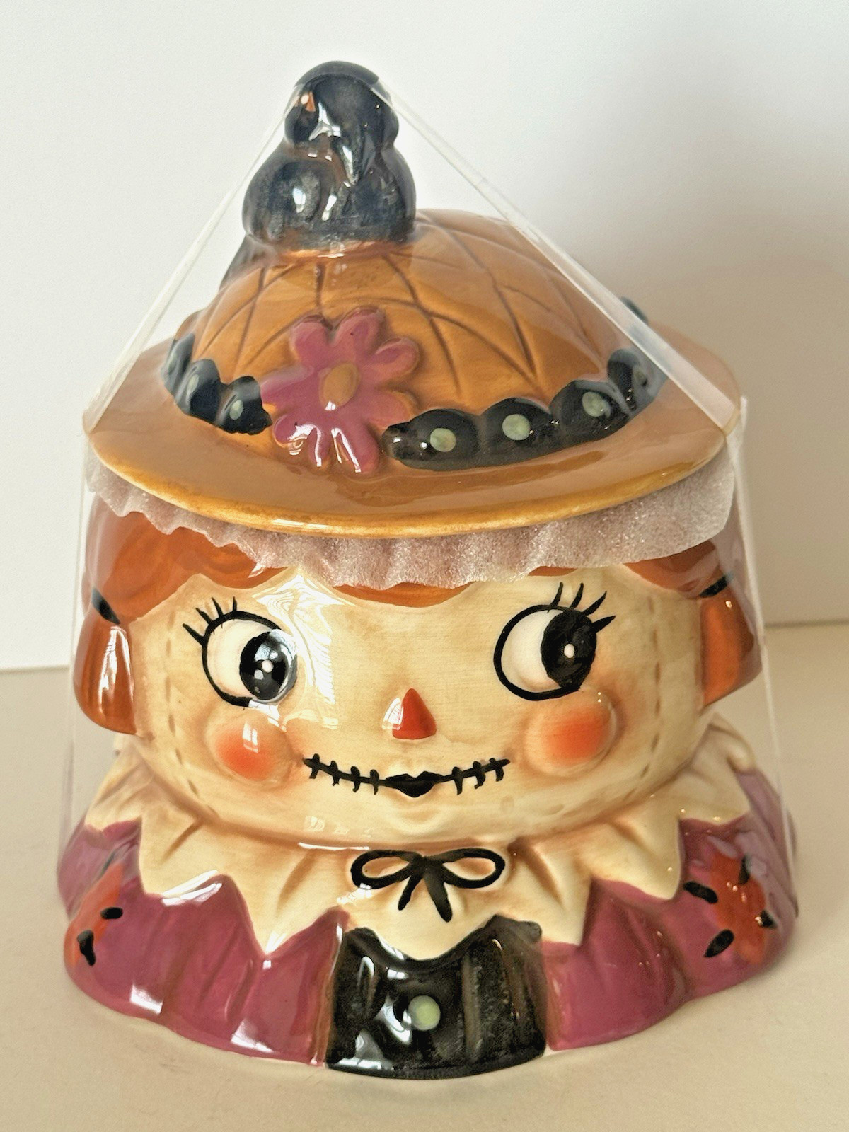 Bethay Lowe Style By Johanna Parker Halloween Owl Jar with Lid Brand New 2026