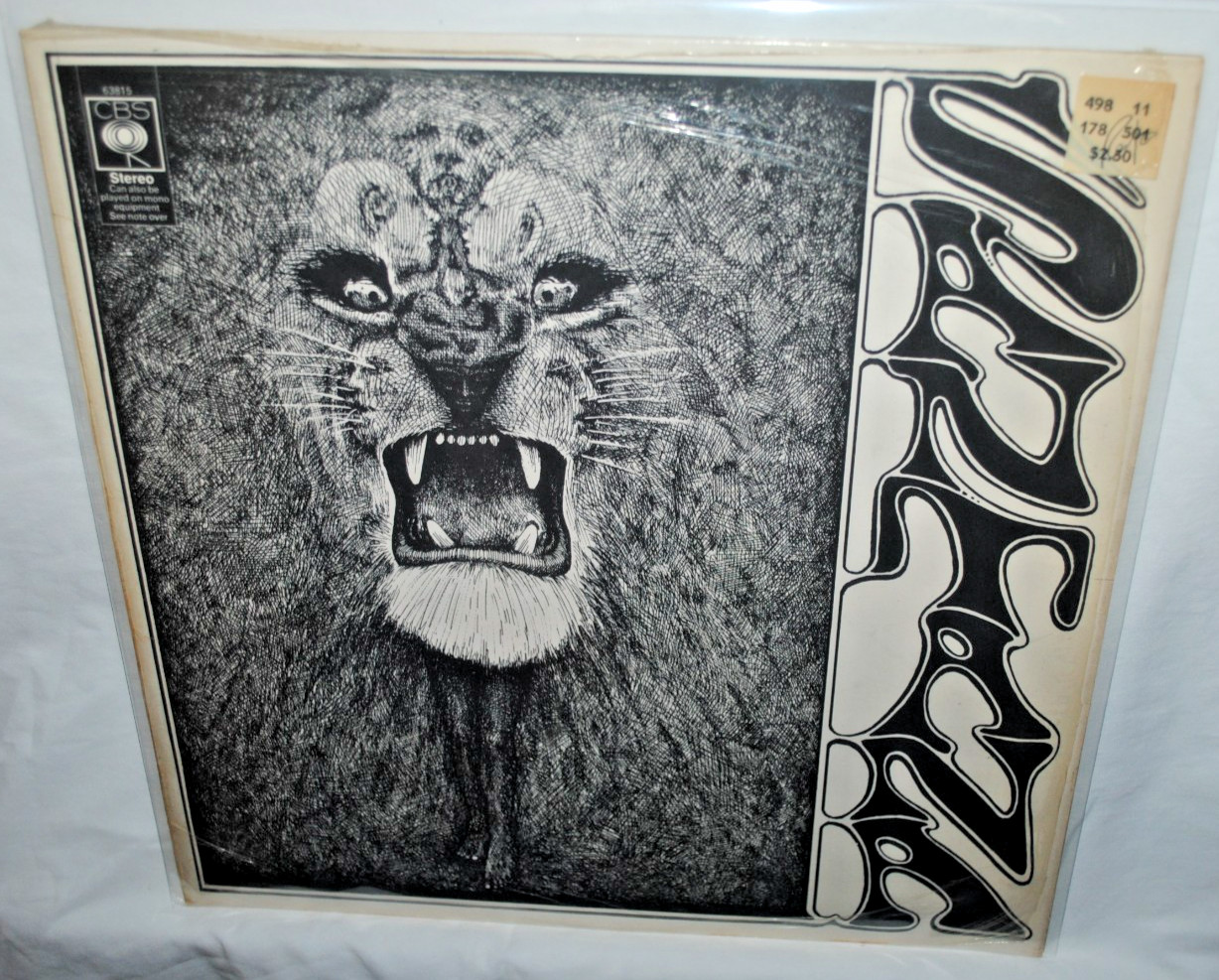 SANTANA, self-titled LP record, NM, CBS 63815, ENGLAND Pressing SANTANA, self-titled LP record, NM, CBS 63815, ENGLAND Pressing