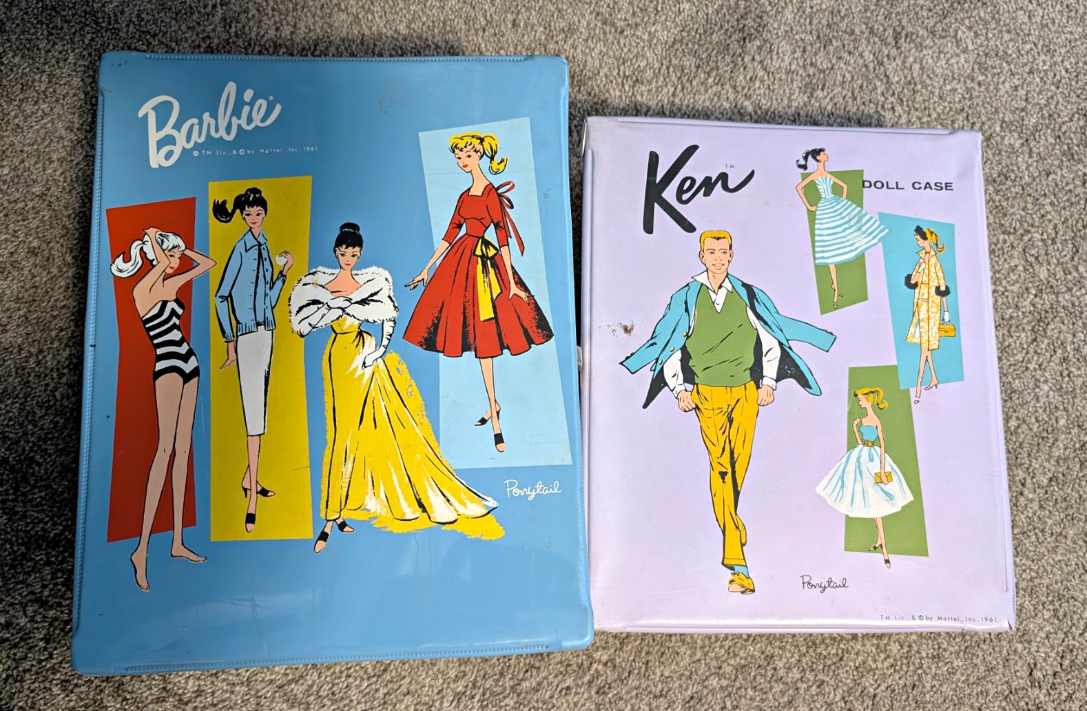 Mattel Ponytail Barbie Licensed Barbie & Ken Lot w/ Case Clothes And Other Dolls Mattel Ponytail Barbie Licensed Barbie & Ken Lot w/ Case Clothes And Other Dolls