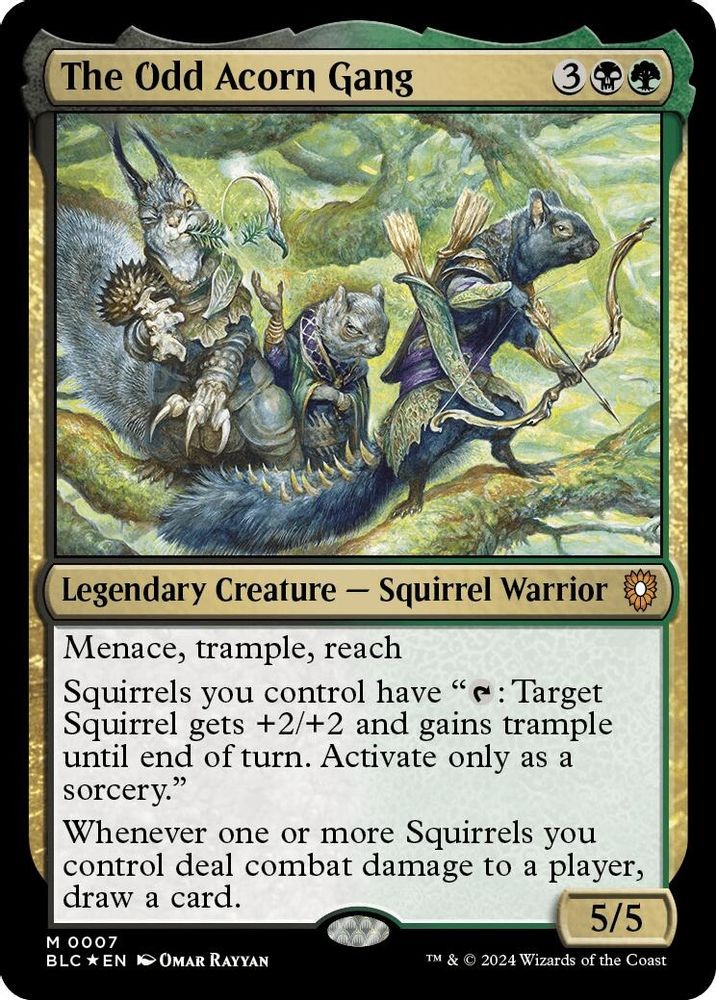 2024 Magic: The Gathering: BLC - The Odd Acorn Gang (#7, Foil, M, Near Mint)