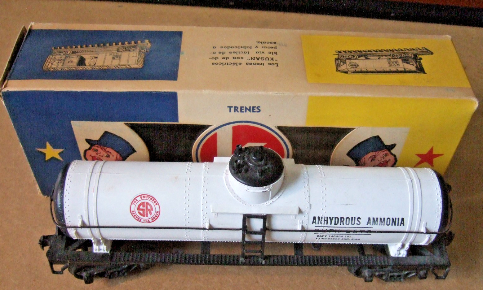 RARE VINTAGE SOUTHERN RAILWAY TANK CAR \