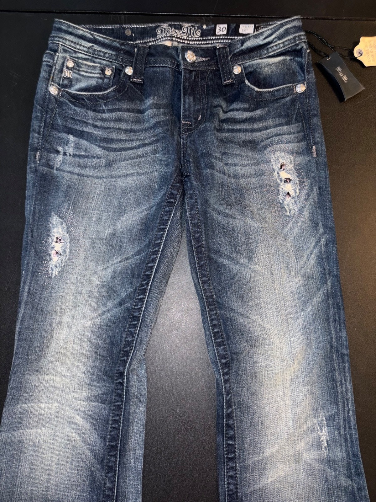 Miss Me BNWT Women’s Boot Cut Distressed Blue Jeans