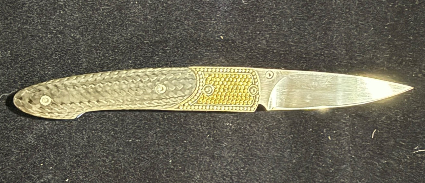 William Henry Armadillo Knife Owned by Dusty Hill ZZ Top Rare Collectible