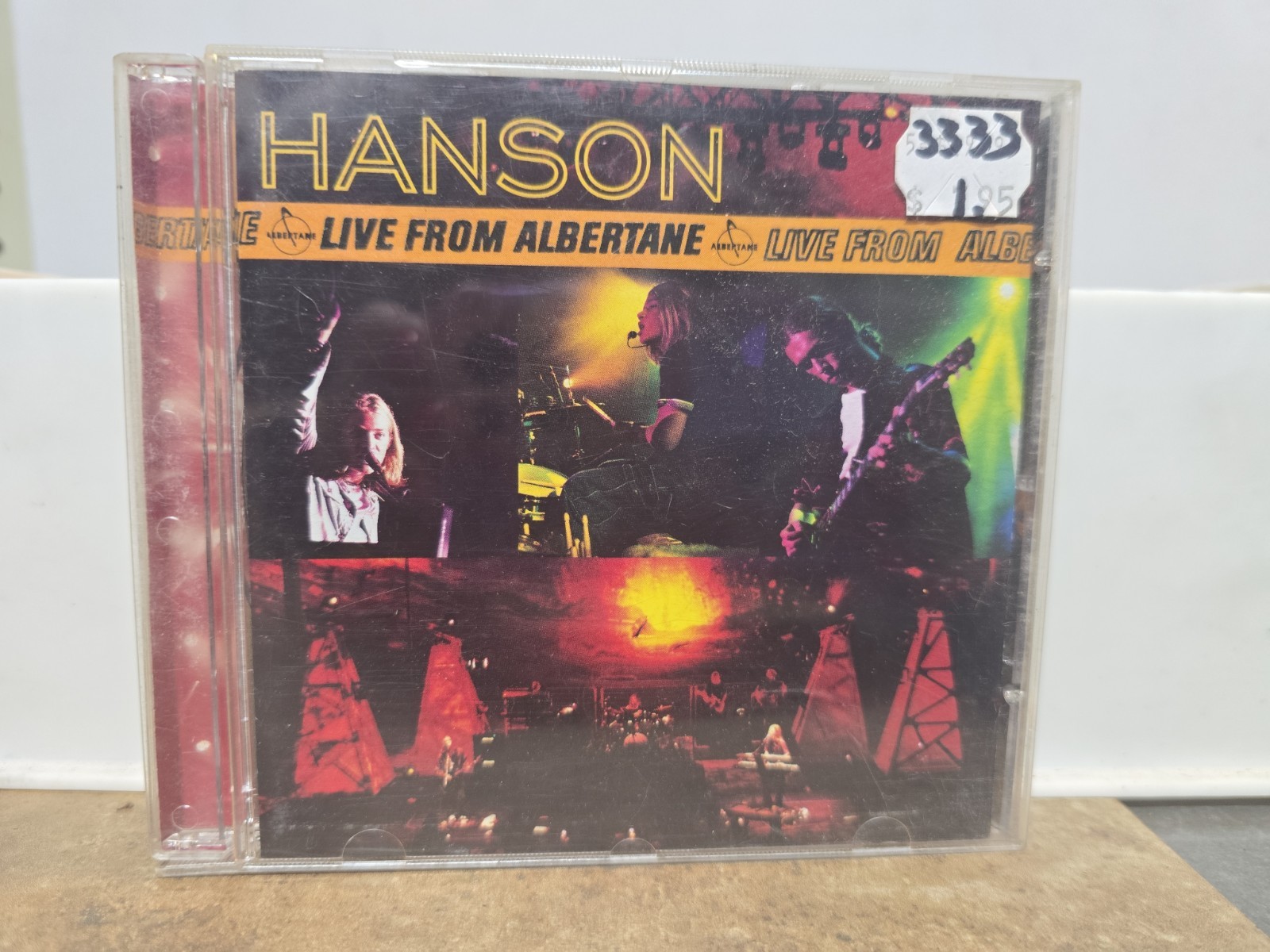 Vintage 90s Music CD Live from Albertane by Hanson (CD, 1998)