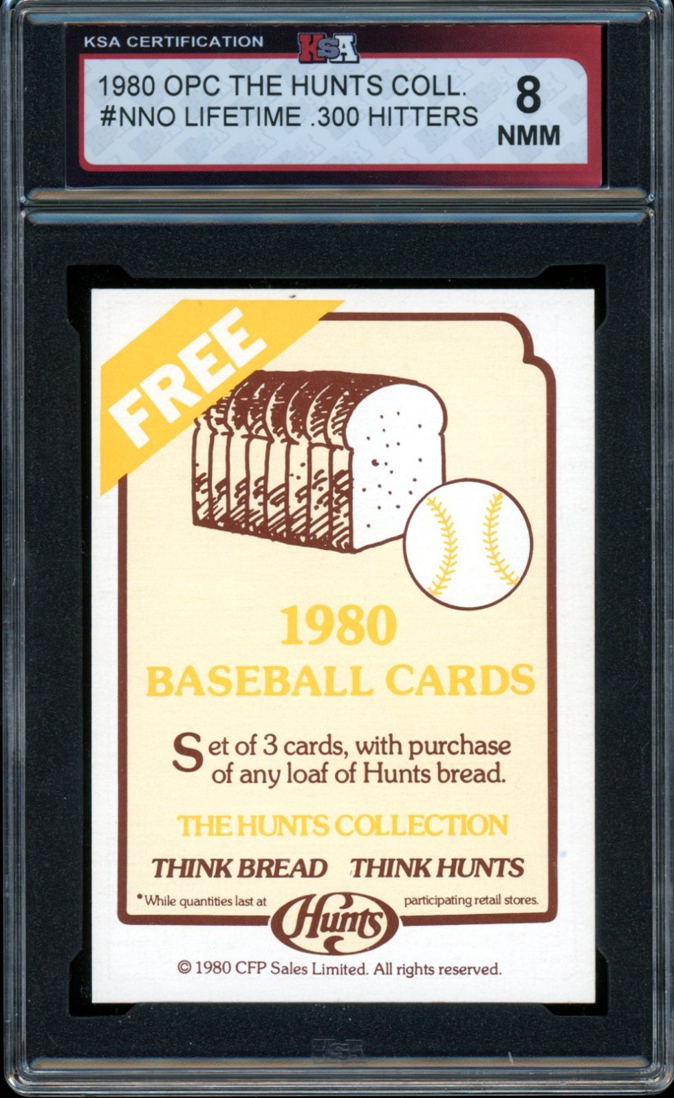 1980 TOPPS OPC THE HUNTS COLL #NNO Lifetime 300 Hitters Pete Rose Brett KSA 8 NM 1980 TOPPS OPC THE HUNTS COLL #NNO Lifetime 300 Hitters Pete Rose Brett KSA 8 NM