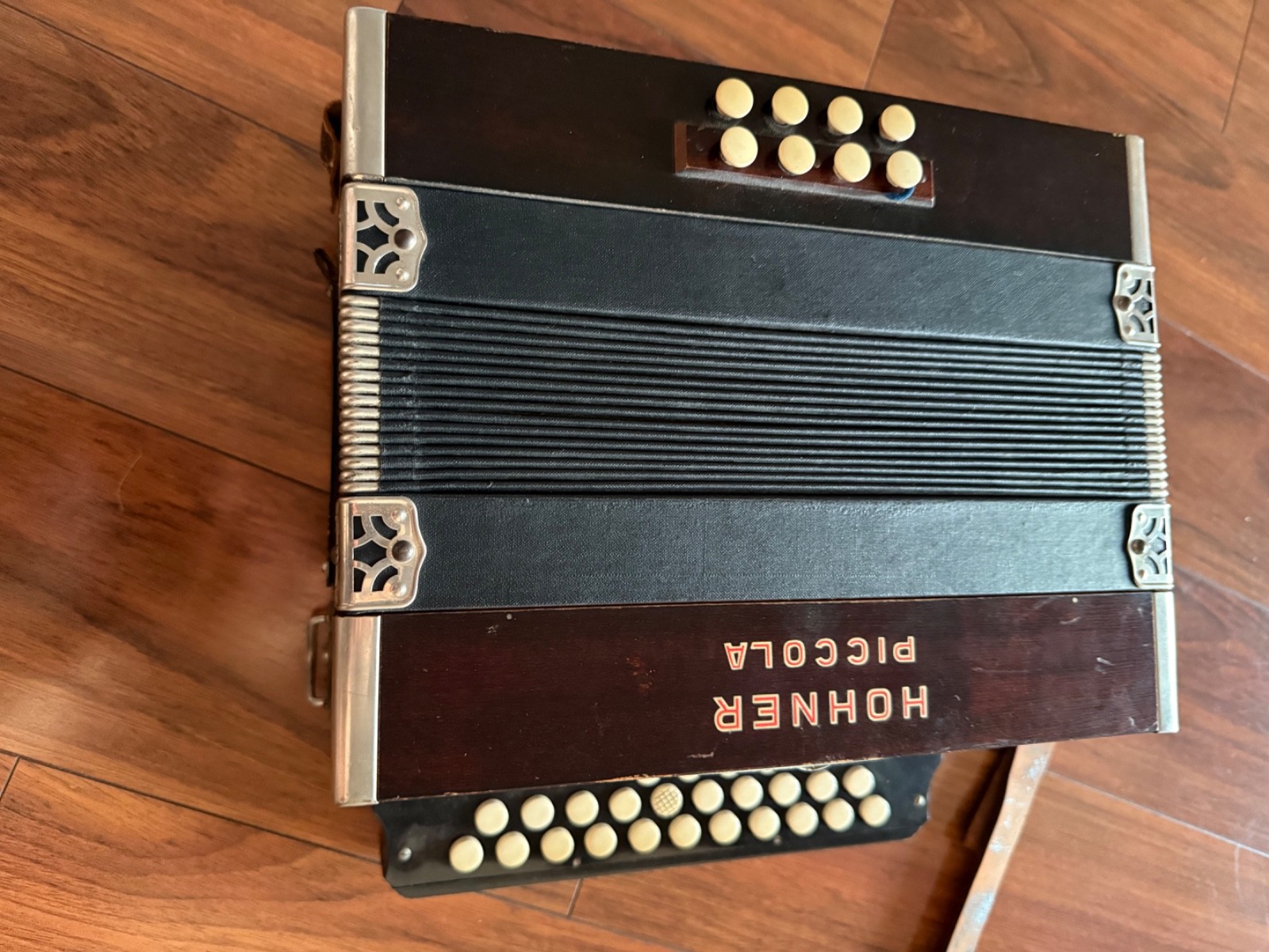 Rare 1936 Hohner Piccola Club Button Accordion Germany – Working – Original
