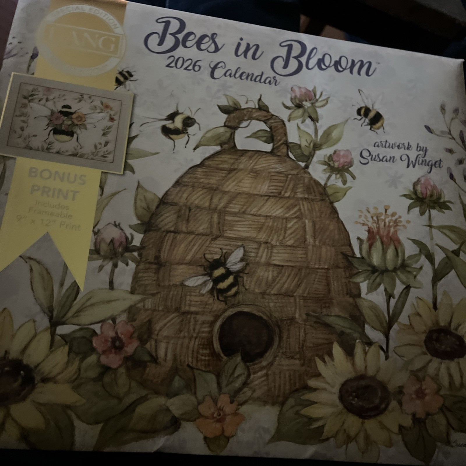 Lang Brands,  Bees in Bloom Special Edition 2027 Wall Calendar by Susan Winget