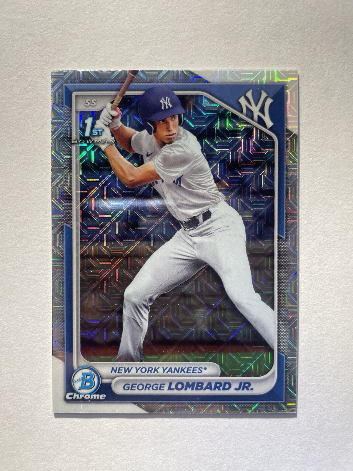 2024 Topps Bowman Chrome George Lombard Jr. #BCP-79 1st Bowman Mojo RC Yankees