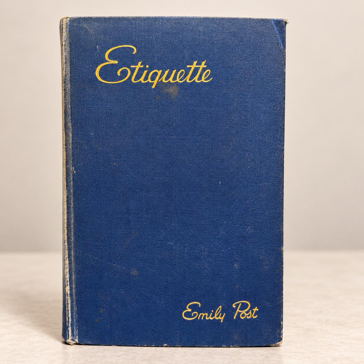 Vintage Emily Post Etiquette Handbook May 1937 Hardcover Edition Illustrated