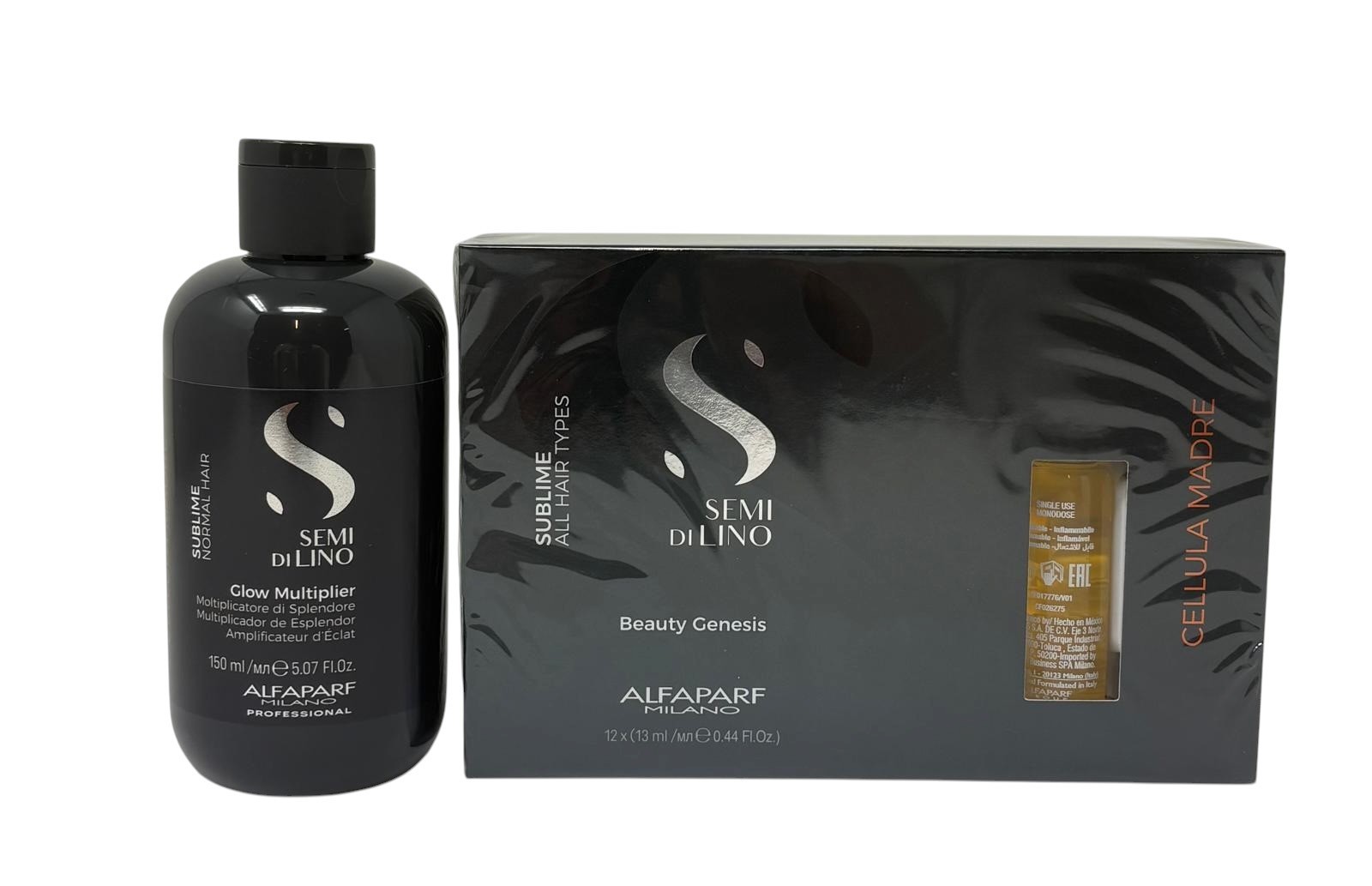 AlfaParf Semi Di Lino Cellula Madre Glow Solution - Beauty Genesis Included