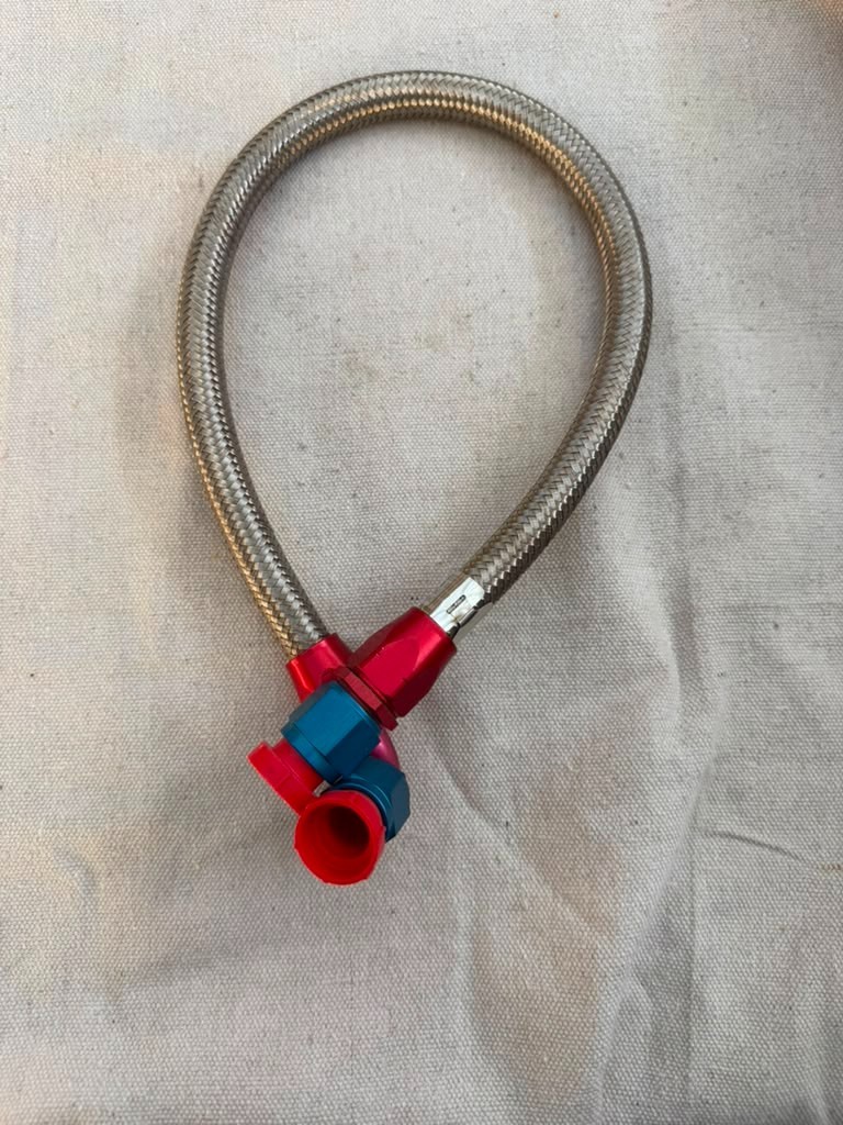 Eaton Aeroquip Aircraft Stainless Braided Hose Assembly AN Swivel Fittings Eaton Aeroquip Aircraft Stainless Braided Hose Assembly AN Swivel Fittings