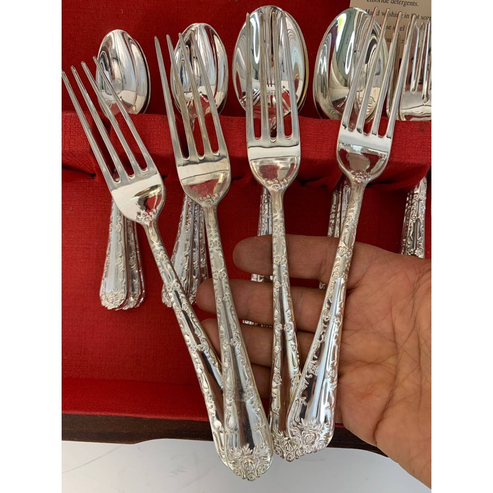 VTG Wm Rogers & Son Silver Plated Flatware 8 Settings Bridgerton Core 7297