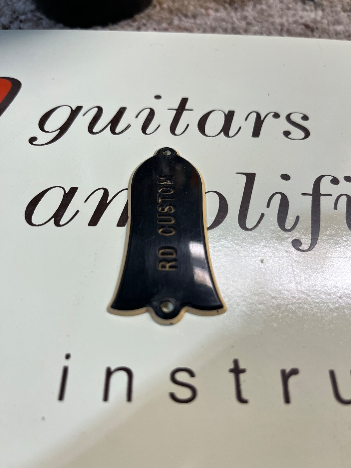 Vintage Gibson RD Custom Truss rod Cover apiece Late 70’s 80’s