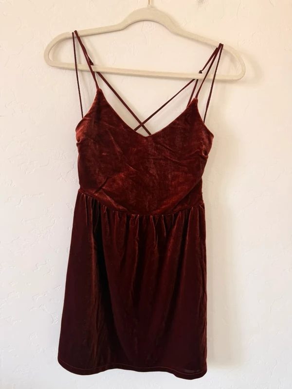 Aeropostale Velvet Rust Dress Size M Aeropostale Velvet Rust Dress Size M