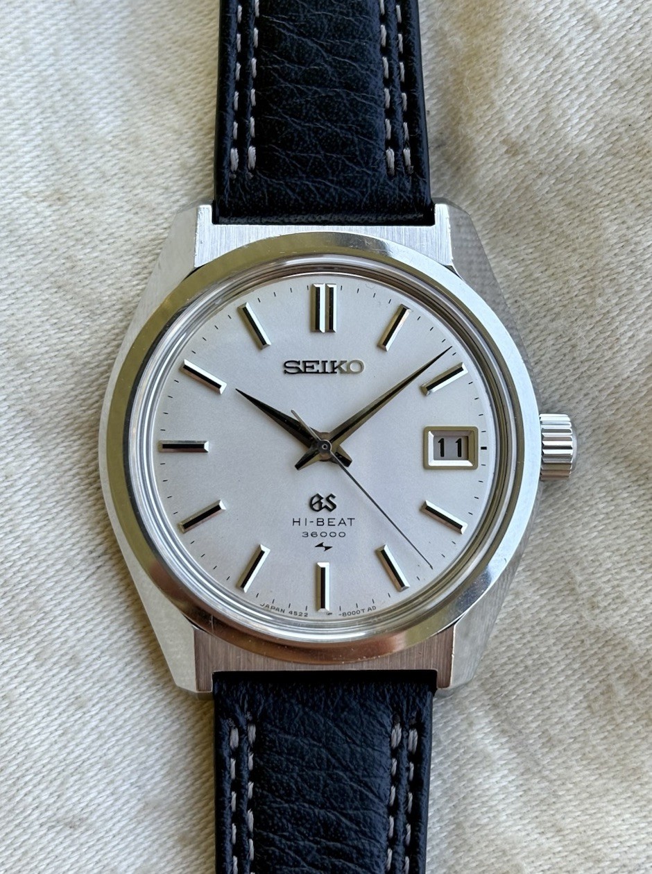 Grand Seiko 4522-8000, 45GS Hi-Beat 36000, Mechanical Watch, Vintage 1969