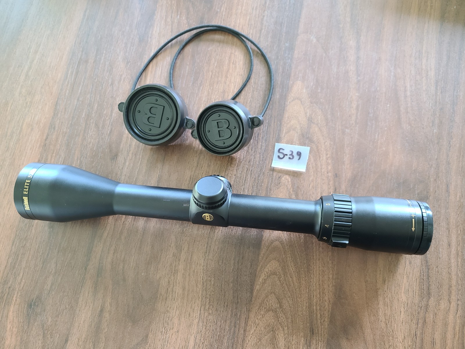 Bushnell Elite 3200 Rifle Scope 3-9x40mm Japan Matte Black W/ Caps