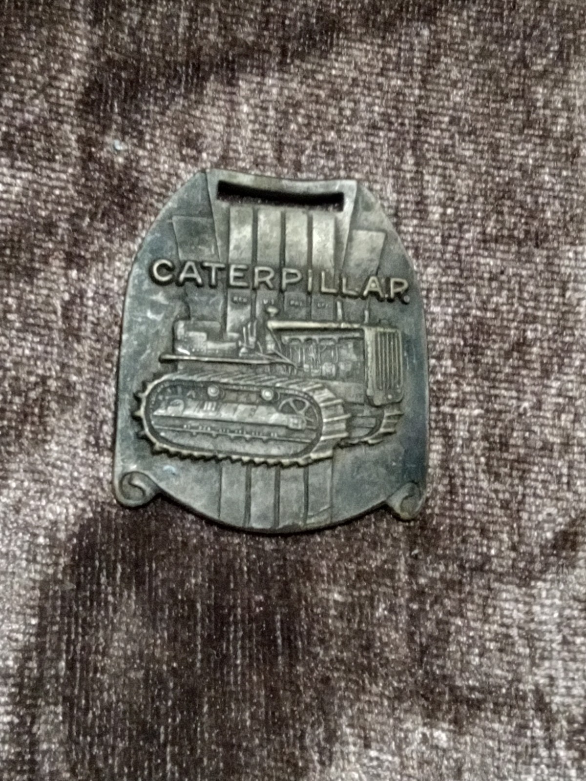 CAT CATERPILLAR Diesel Tractor Crawler Bulldozer Brass Watch Fob Beckwith Mach CAT CATERPILLAR Diesel Tractor Crawler Bulldozer Brass Watch Fob Beckwith Mach