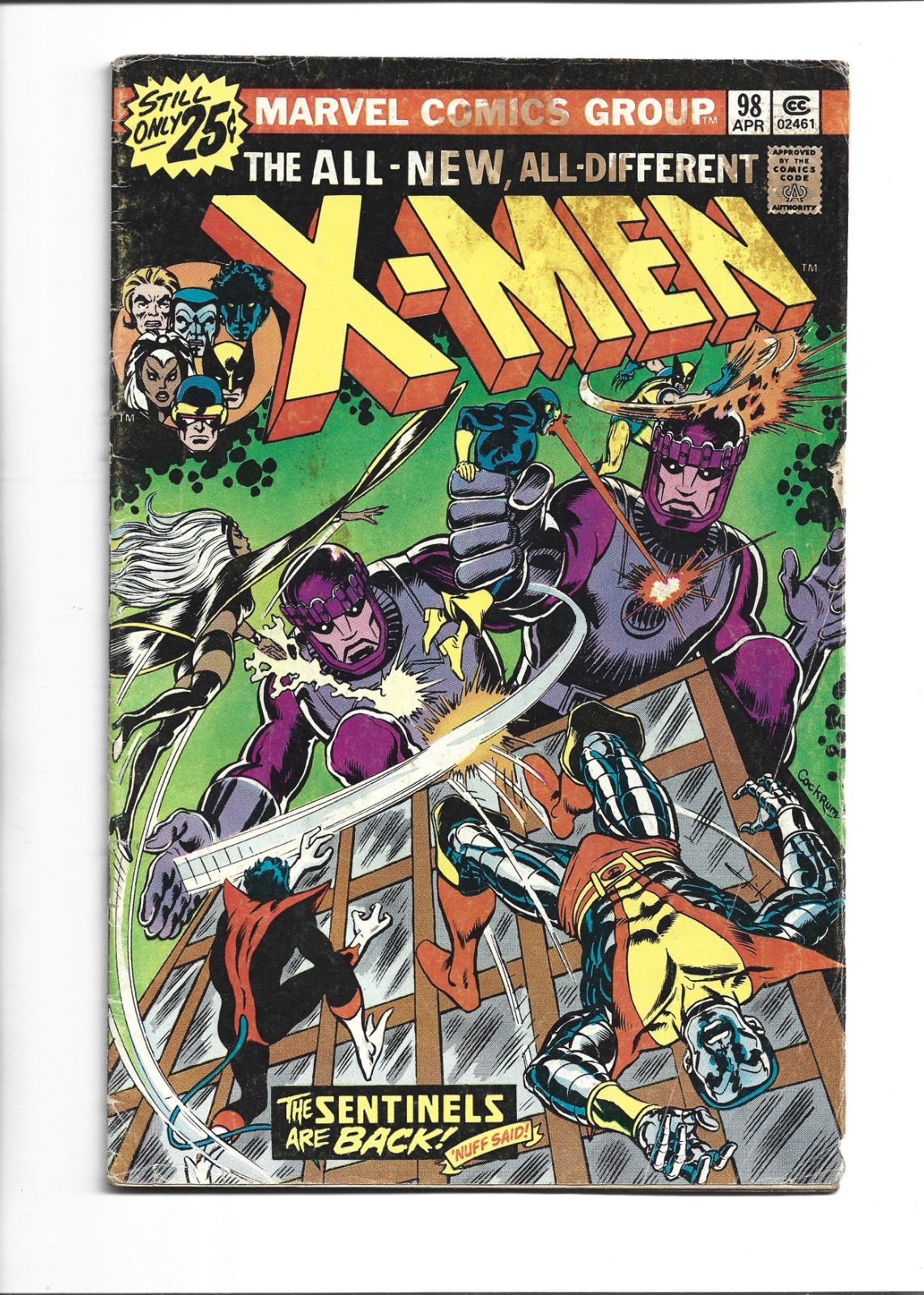 Uncanny X-Men #98, GD+ 2.5, 1st Amanda Sefton; Sentinels Uncanny X-Men #98, GD+ 2.5, 1st Amanda Sefton; Sentinels