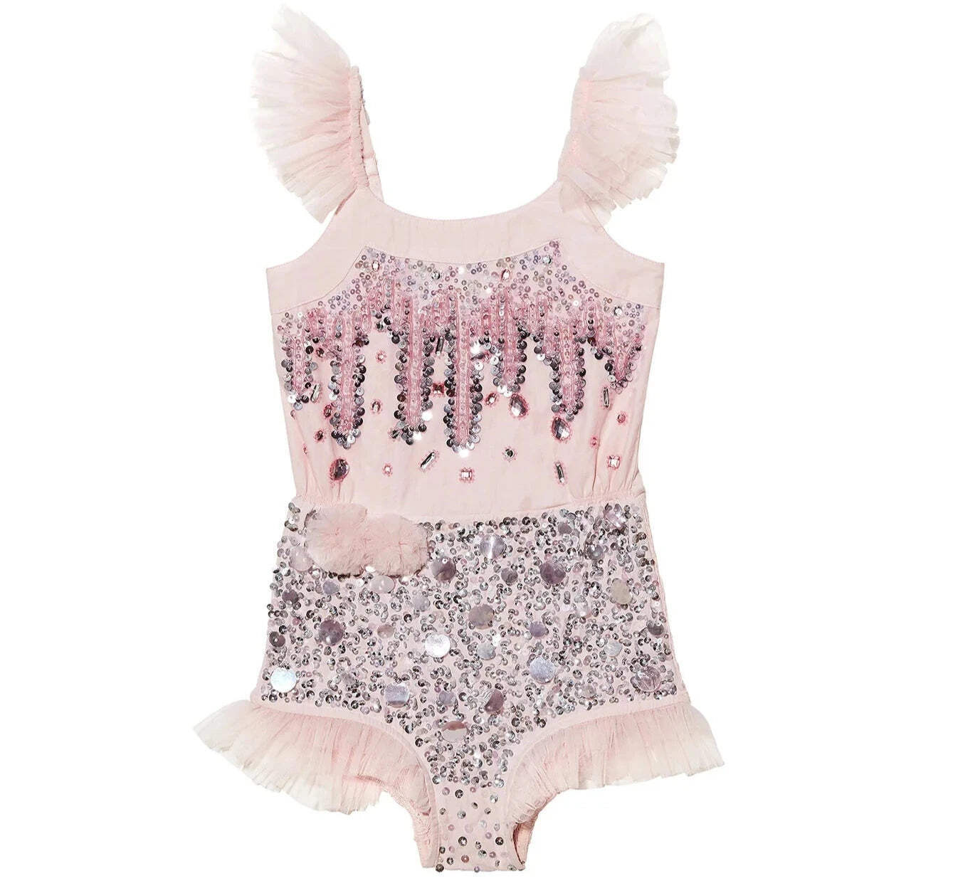 Tutu Du Monde Girl\'s L\'ARTISTE Abstract Onesie - Pink Cloud