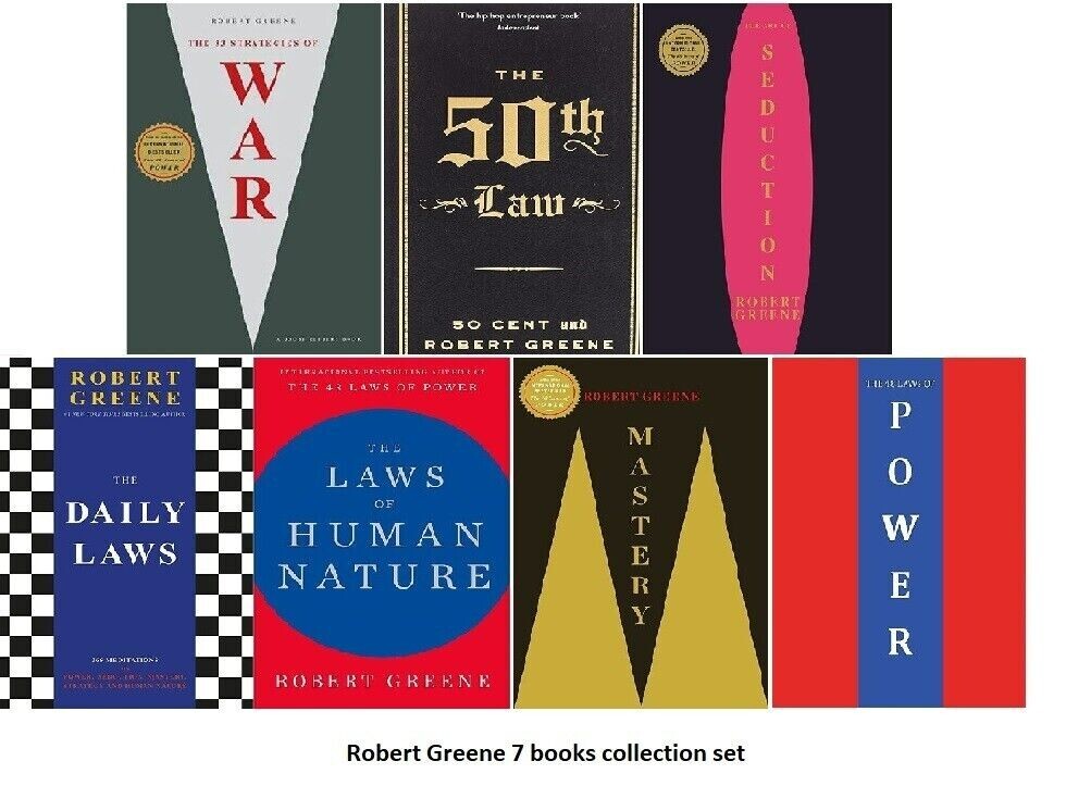 New: Robert Greene Complete 7 Books Collection Set New: Robert Greene Complete 7 Books Collection Set