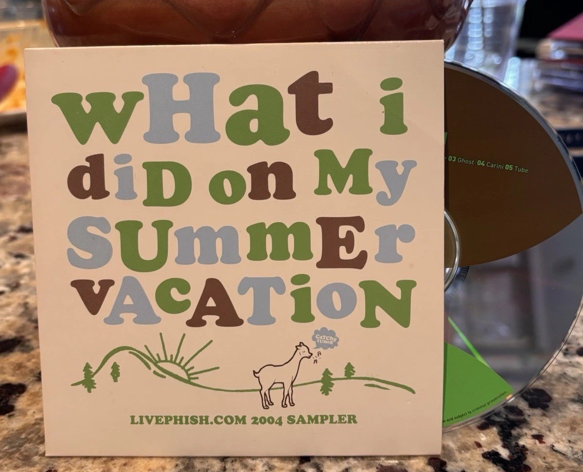Phish What I Did on My Summer Vacation Sampler LivePhish 2004 CD Carini Ghost 
