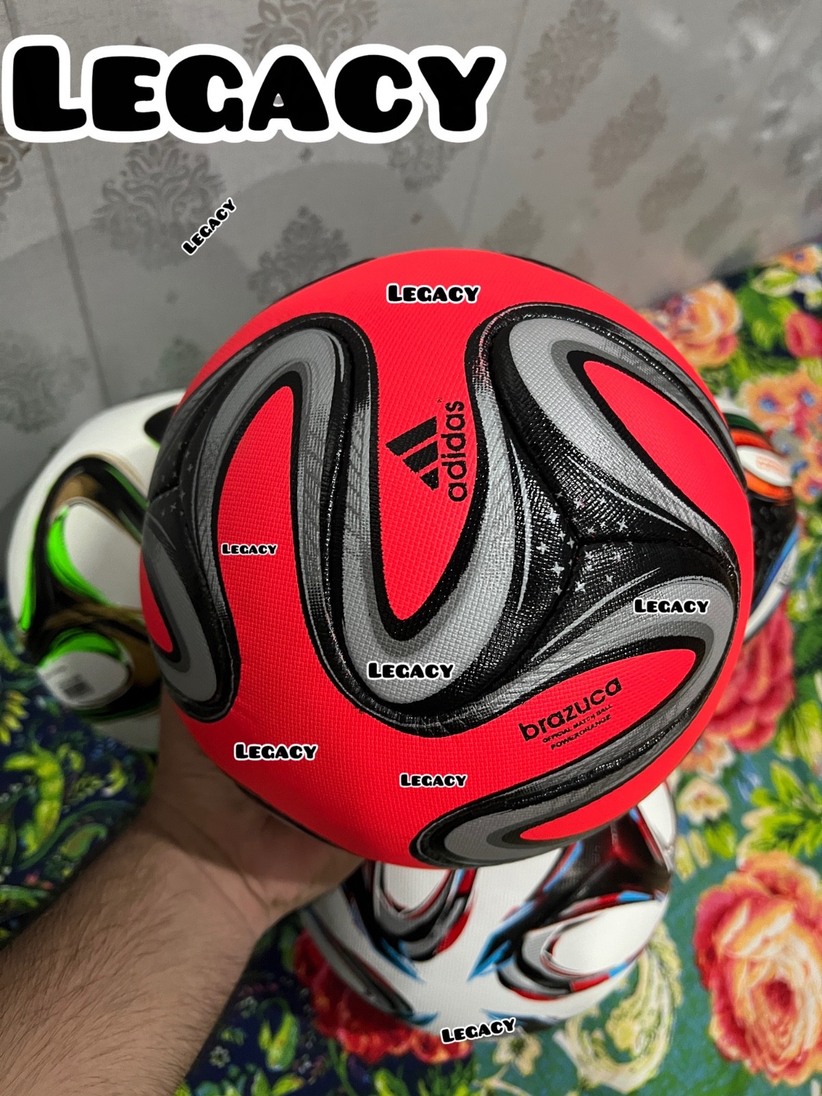  Ultra RARE Adidas Brazuca Orange Power Match Ball FIFA World Cup 2014 Size 5