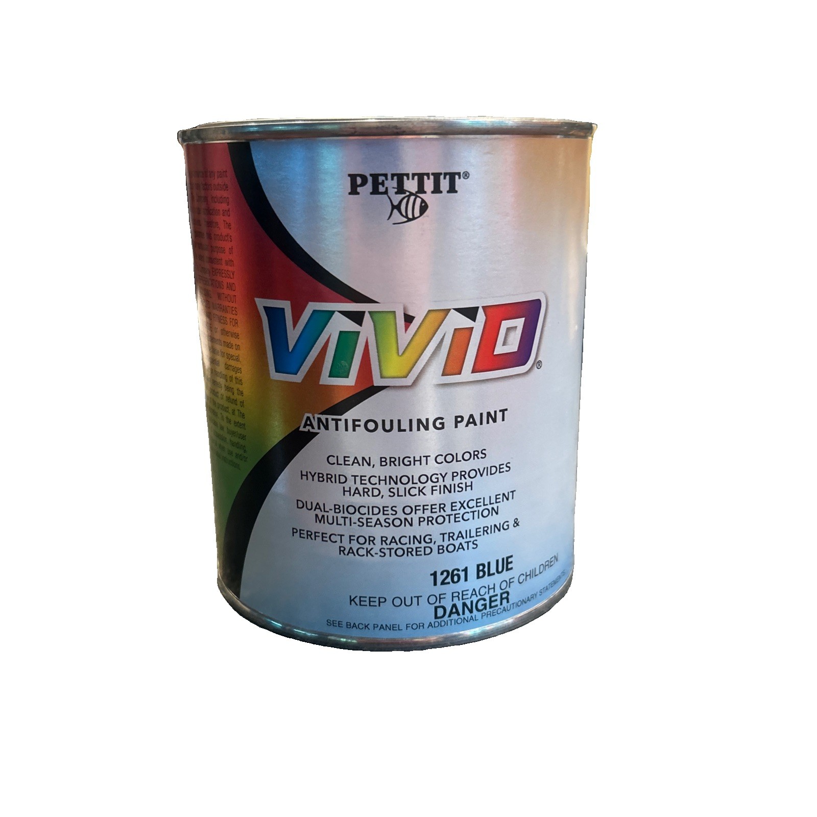 Pettit Vivid Antifouling Ablative Bottom Paint 1261 Blue Quart Pettit Vivid Antifouling Ablative Bottom Paint 1261 Blue Quart