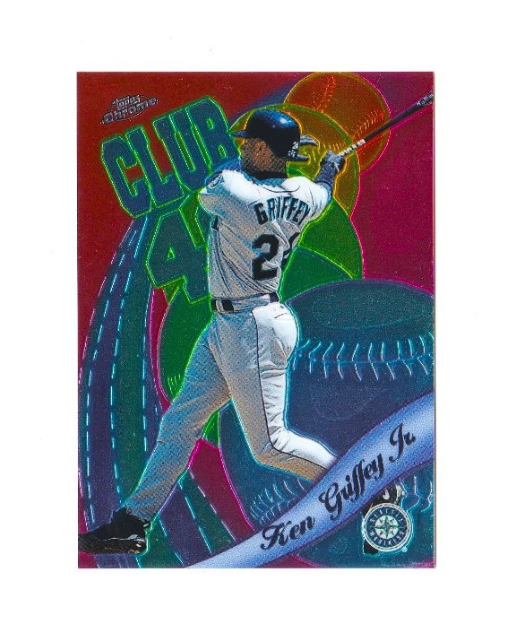 KEN GRIFFEY JR. 1999 TOPPS CHROME ALL ETCH CLUB 40 #AE3 SEATTLE MARINERS HOF